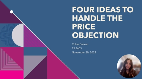 Thumbnail for entry Four ideas to handle the price objection