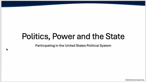 Thumbnail for POLS 1010: Participating in the United States Political System