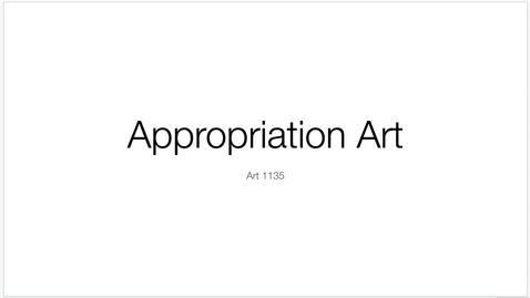 Thumbnail for entry AppropriationArchive