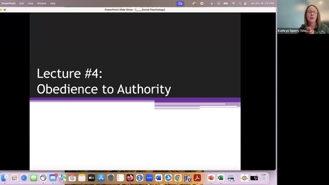 Thumbnail for Intro - social psych lecture #5 - Obedience