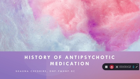 Thumbnail for History of Antipsychotic Medications
