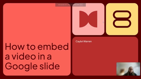 Thumbnail for Embed video into google slides