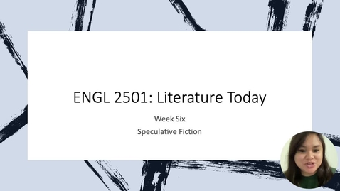 Thumbnail for ENGL 2501 Week Six Fall 2025 Recording