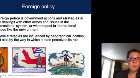 Thumbnail for entry POLS 1010 Chapter 20 Lecture 3: Foreign Policy