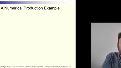 Thumbnail for entry Econ 4010- Chapter 6: Numerical-Examples-for-Production