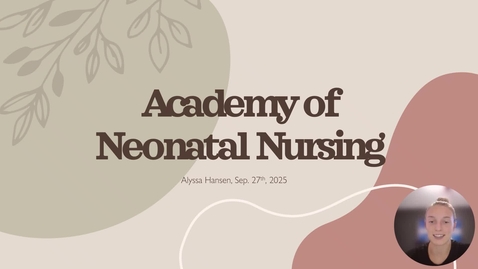 Thumbnail for Academy of Neonatal Nursing