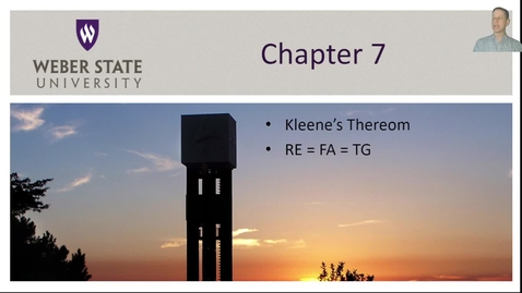 Thumbnail for entry CS 4110 - Chapter 7 Part 1