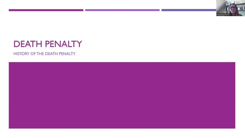 Thumbnail for Death Penalty Lecture 2