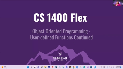 Thumbnail for entry CS Flex 1400 User Defined Functions Parameters, Scope 7-1