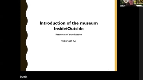 Thumbnail for What is museum 2025 fall