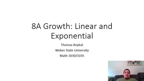 Thumbnail for 8A-Growth Linear or Exponential Video