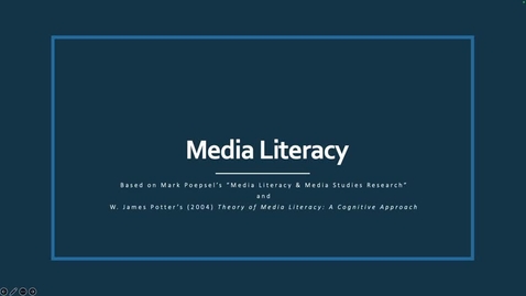 Thumbnail for Media Literacy