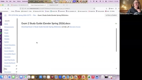 Thumbnail for Gender - going over Exam 2