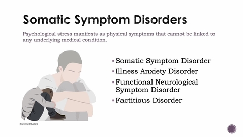 Thumbnail for Somatic Symptom Disorders.mp4