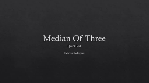 Thumbnail for Median Of Three