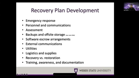 Thumbnail for CISSP Chapter 18 pt 7