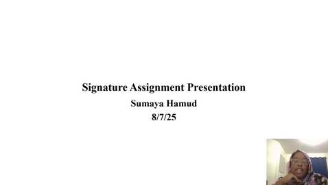 Thumbnail for Presentation with camera