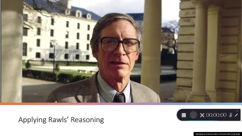 Thumbnail for entry Reasoning from Rawls' Original Position + Rant