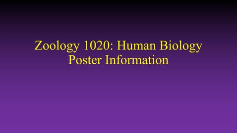Thumbnail for Poster presentation vid