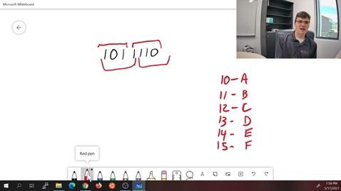 Thumbnail for entry 6: Binary to Hexadecimal