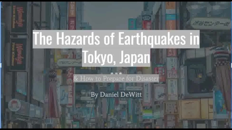 Thumbnail for Daniel DeWitt - Earthquakes Presentation