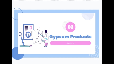 Thumbnail for Moduel 7/Gypsum products