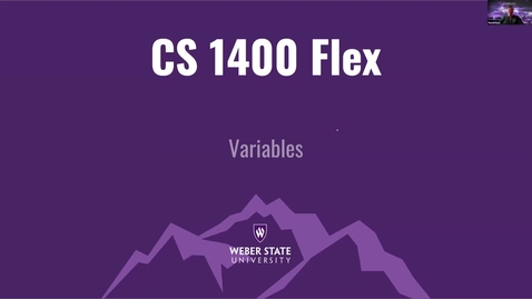 Thumbnail for entry CS Flex 1400 Variable Naming 1-5