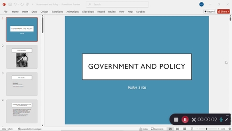 Thumbnail for PUBH 3150 Lecture 4 - Garr