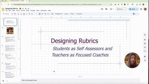 Thumbnail for Micro Lecture Rubrics and Checklists