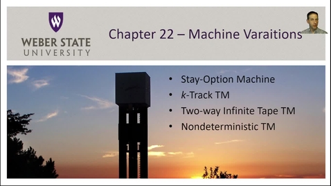 Thumbnail for CS 4110 - Chapter 22 Part 1 Stay-Option and kTM