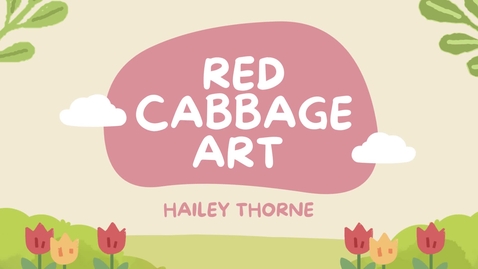 Thumbnail for Red Cabbage Art
