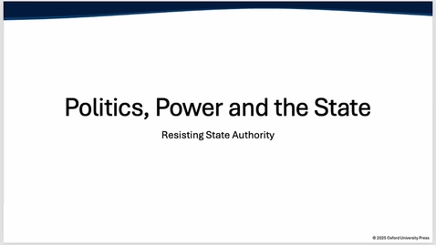 Thumbnail for POLS 1010: Resisting State Authority