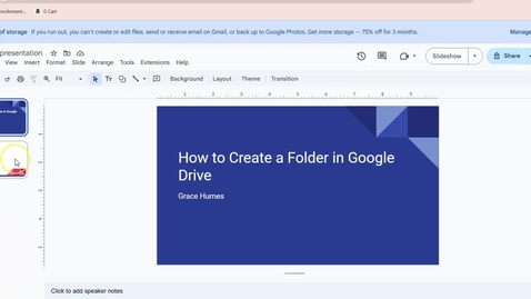 Thumbnail for Create a Folder