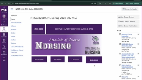 Thumbnail for 3200 Course Orientation Video