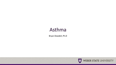 Thumbnail for entry Asthma Presentation