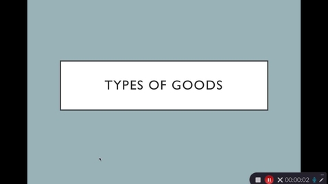 Thumbnail for entry Types of Goods