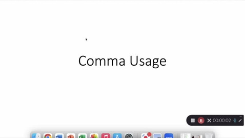 Thumbnail for Comma Usage