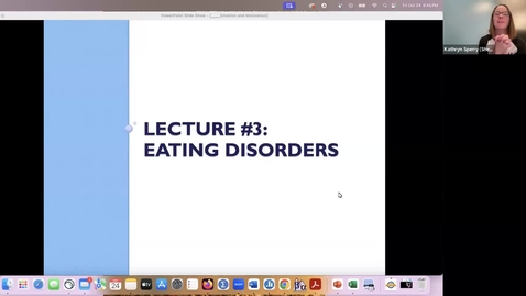Thumbnail for Intro - Module 8 - Eating Disorders