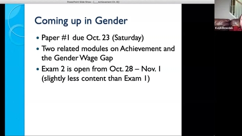 Thumbnail for Gender (Oct. 11)