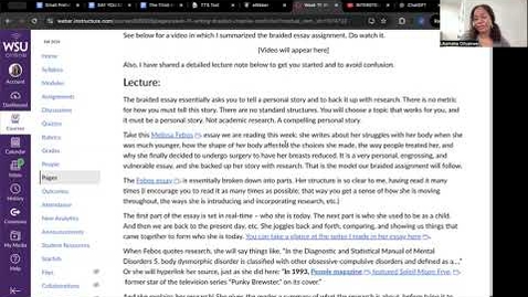 Thumbnail for Overview of the Nonfiction Unit: ENGL 2250