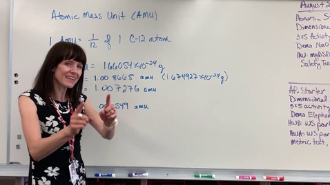 Thumbnail for Atomic Mass Unit