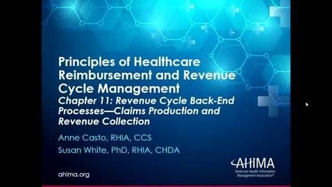 Thumbnail for Ch 11 RCM Back-end process recorded lecture