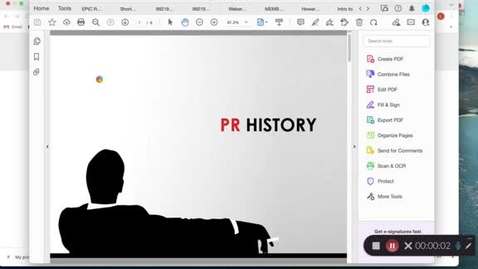 Thumbnail for Public Relations History