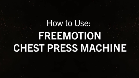 Thumbnail for Freemotion Chest.mp4