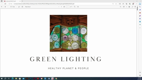 Thumbnail for entry Lighting 5 (w423) --- Green Lighting