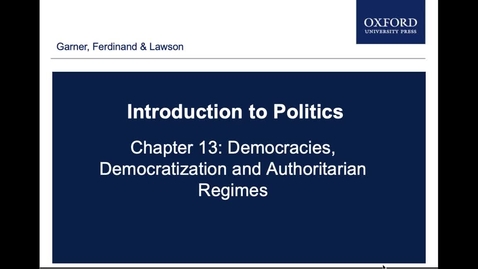 Thumbnail for entry POLS 1010 Chapter 13