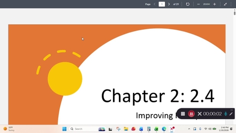 Thumbnail for Lecture Video Chapter 2:2.4