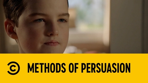 Thumbnail for entry Methods Of Persuasion | Young Sheldon | Comedy Central Africa