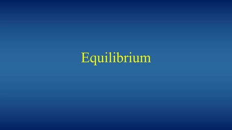Thumbnail for Equilibrium