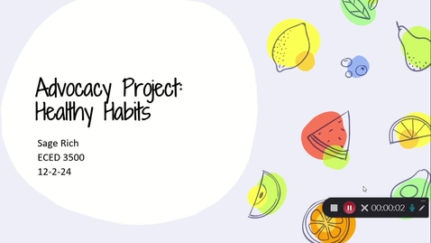 Thumbnail for Advocacy Presentation 